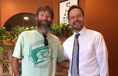 Chiropractor Atascadero CA Dr. Darren Hart with Patient